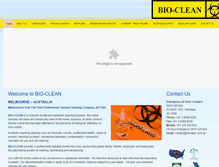 Tablet Screenshot of bioclean.com.au