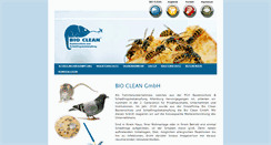 Desktop Screenshot of bioclean.de